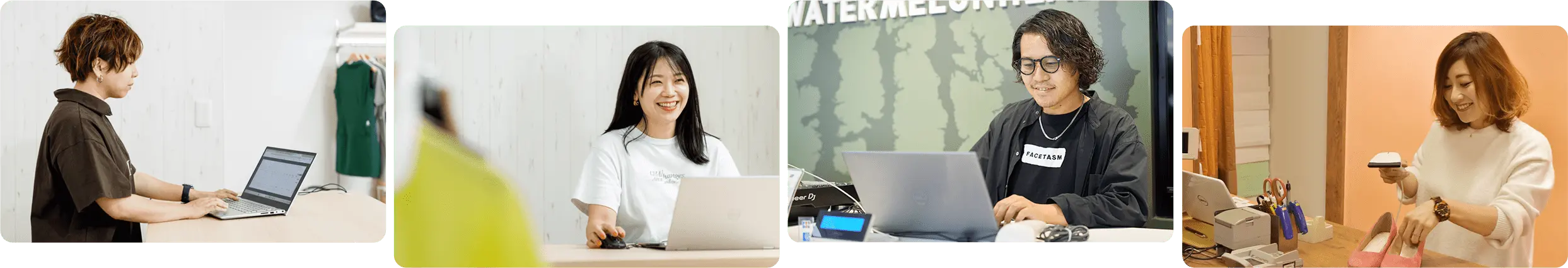 働いている人の画像